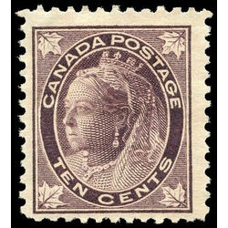 canada stamp 73 queen victoria 10 1897 M F 014
