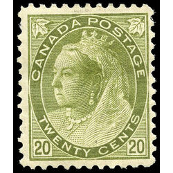 canada stamp 84 queen victoria 20 1900 M F VF 017