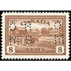 canada stamp o official o268 eastern farm scene 8 1946