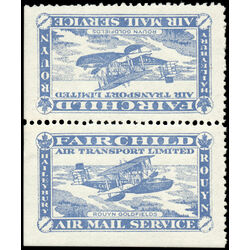 canada stamp cl air mail semi official cl12d fairchild air transport ltd 1926