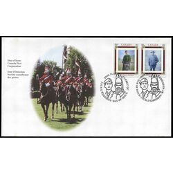 canada stamp 1877a canadian regiments 2000 FDC