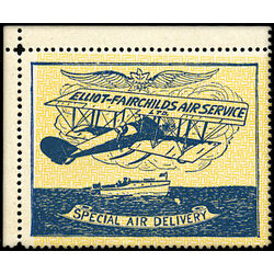 canada stamp cl air mail semi official cl9c elliot fairchild air service 25 1926 M NH 004