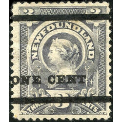newfoundland stamp 75 queen victoria 1897 M VF 015
