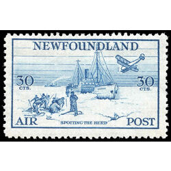 newfoundland stamp c15 spotting the herd 30 1933 M FNH 004