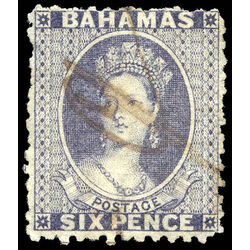 bahamas stamp 14 queen victoria 6p 1863