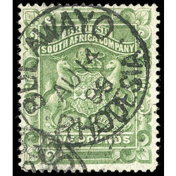 rhodesia stamp 18 coat of arms 1890