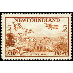 newfoundland stamp c13iii put to flight 5 1933