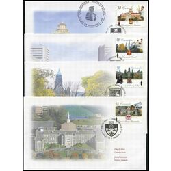 collection of 4 canada first day covers universities scott 1941 4