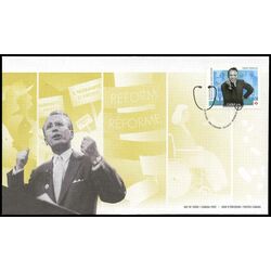 canada stamp 2557 tommy douglas 1905 1986 2012 FDC