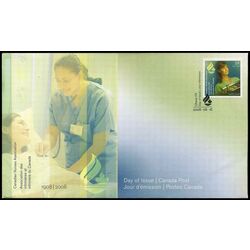 canada stamp 2275 working nurse in her greens 52 2008 FDC