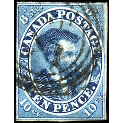 canada stamp 7 jacques cartier 10d 1855 U F 032