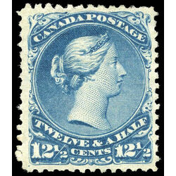 canada stamp 28b queen victoria 12 1868 M VF 001