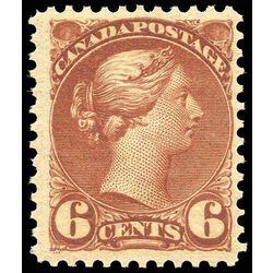 canada stamp 43 queen victoria 6 1888 M F VF 039
