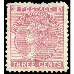 prince edward island stamp 13d queen victoria 3 1872 M VF NG 002