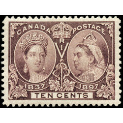 canada stamp 57 queen victoria diamond jubilee 10 1897 M VFNH 011