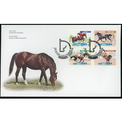 canada stamp 1794a canadian horses 1999 FDC