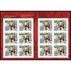 canada stamp bk booklets bk754 winter sleigh ride 2020