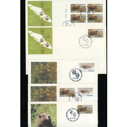 collection of 11 canada fdc canadian endangered wildlife scott 0883 4