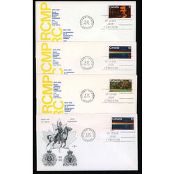 collection of 11 canada fdc of r c m p centenary scott 612 614