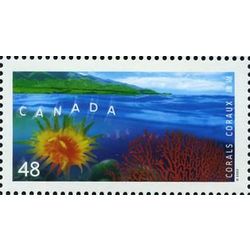 canada stamp 1949 tubastrea and echinogorgia corals 48 2002