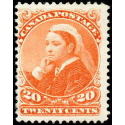 canada stamp 46 queen victoria 20 1893 M F 031
