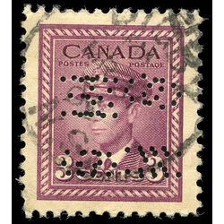 canada stamp o official o252 king george vi 3 1942 U VF 003