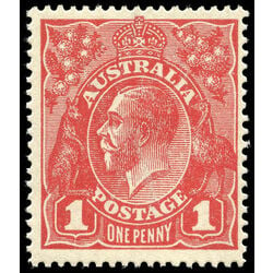 australia stamp 21c king george v 1918