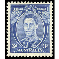 australia stamp 170 king george vi 3 p 1937