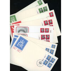 collection of 30 canada first day covers definitives queen and parliament