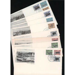 collection of 87 canada fdc all definitives