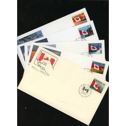 collection of 87 canada fdc all definitives