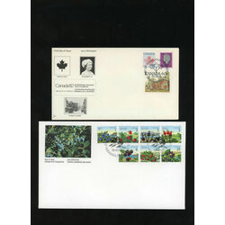 collection of 87 canada fdc all definitives