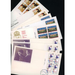 collection of 20 canada first day covers 30c all grouped together by scott