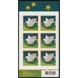 canada stamp bk booklets bk362 peace dove 2007