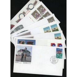 collection of 12 canada first day covers 43c all grouped together by scott