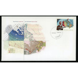 canada stamp 2160 dividers and map of canada 51 2006 FDC
