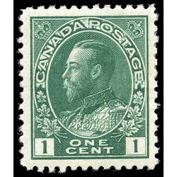 canada stamp 104b king george v 1 1911 M VF 001