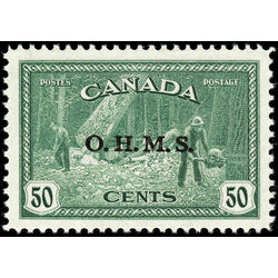 canada stamp o official o9 lumbering 50 1949 M VFNH 007