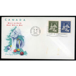 collection of 6 old canada first day covers christmas 1964 1967