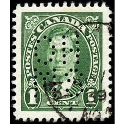 canada stamp o official oa231 king george vi 1 1937