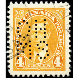 canada stamp o official oa234 king george vi 4 1937