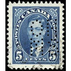 canada stamp o official oa235 king george vi 5 1937