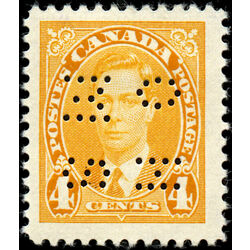 canada stamp o official o9 234 king george vi 4 1937