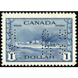 canada stamp o official o262 destroyer 1 00 1942 M F VFNH 001