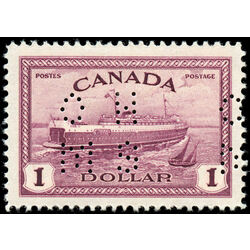canada stamp o official o9 273 train ferry 1 00 1946 M VF 003