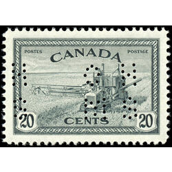 canada stamp o official o271 combine harvesting 20 1946