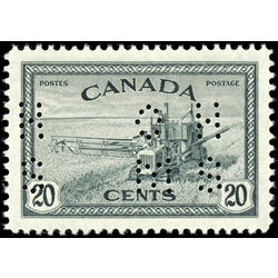 canada stamp o official o9 271 combine harvesting 20 1946