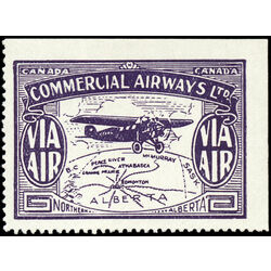 canada stamp cl air mail semi official cl49a commercial airways ltd 10 1930