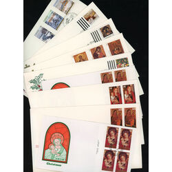 collection of 46 different canada first day covers christmas 1970 s 1980 s