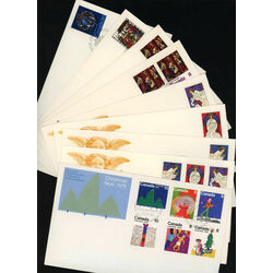 collection of 46 different canada first day covers christmas 1970 s 1980 s